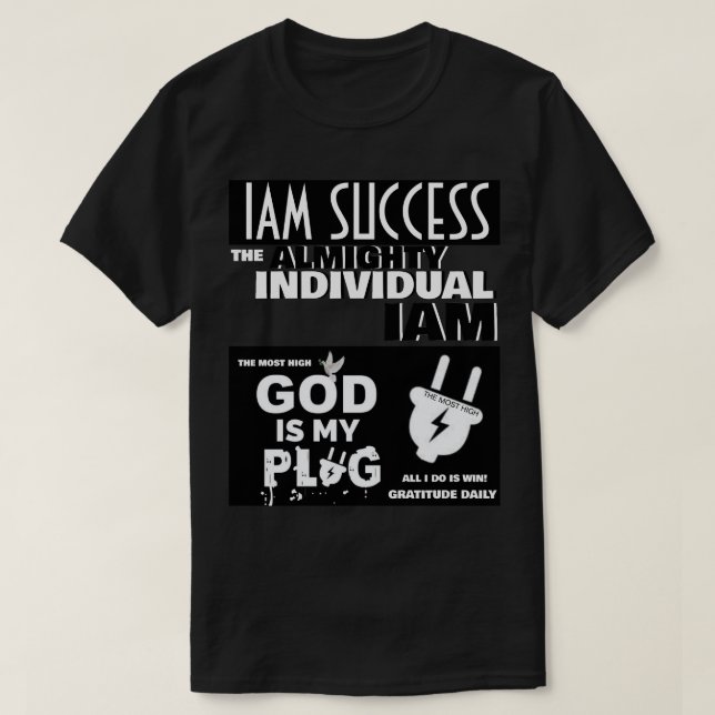 GOD IS MY PLUG T-Shirt (Design Front)