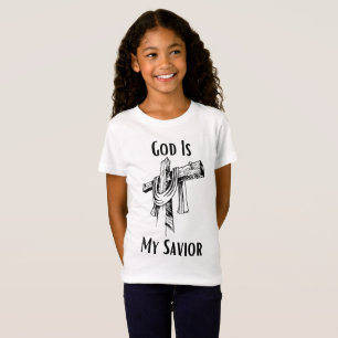 God Is My Saviour Bible Christian-Themed T-Shirt