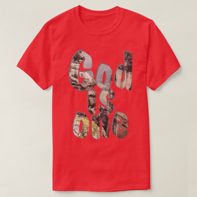 God is one T-Shirt (Design Front)