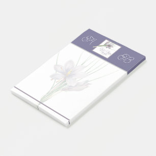 God is our Refuge and strength monogram Post-it Notes