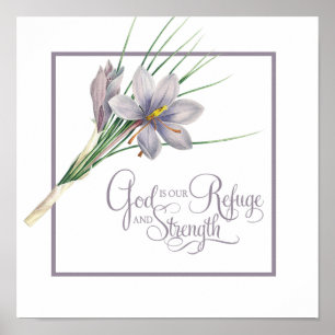 God is our Refuge and strength   Poster