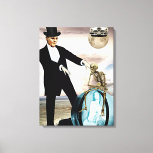 God is playing 1 canvas print
