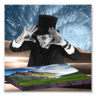 God is playing 2 photo print