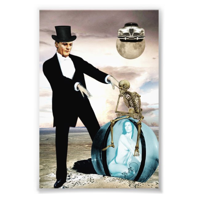 God is playing photo print (Front)