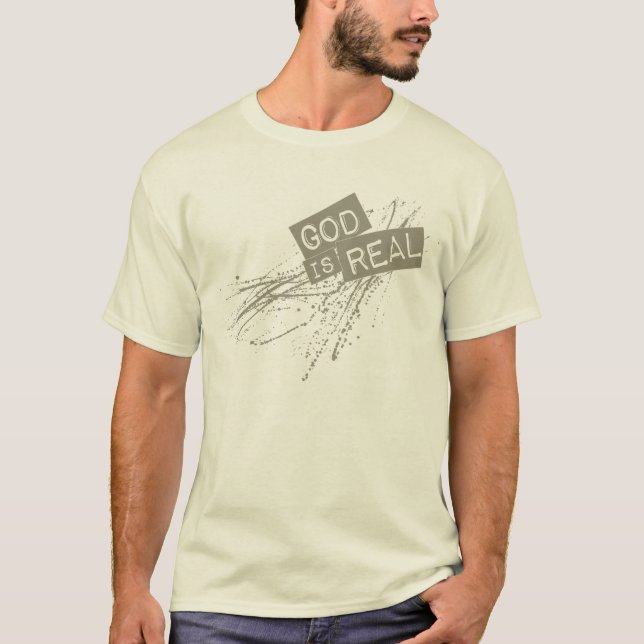 GOD IS REAL LOGO T-Shirt (Front)