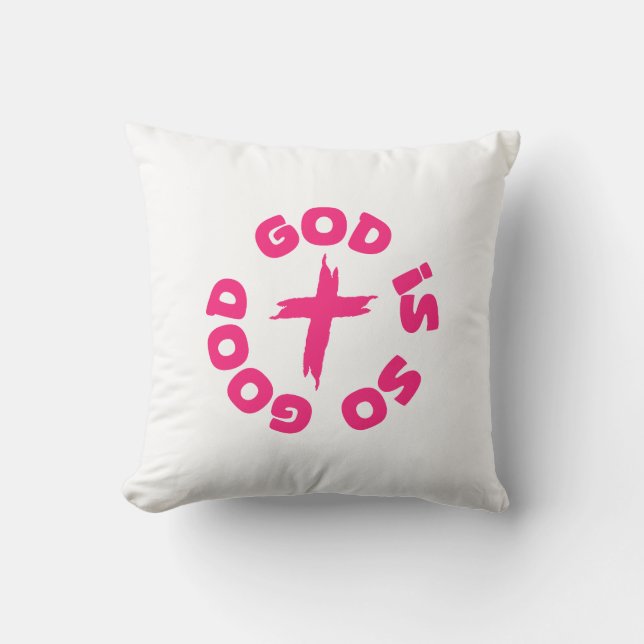 god is so good cushion (Front)