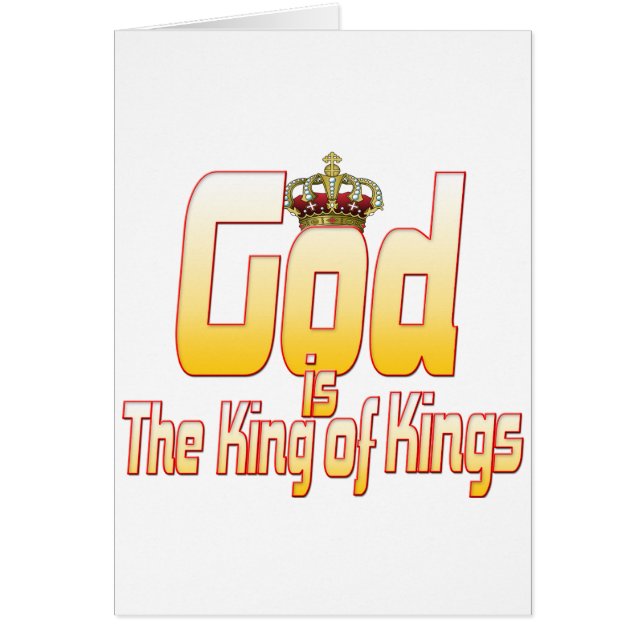 God is The King of Kings (Front)