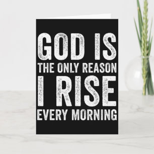 God Is The Only Reason I Rise, Jesus Christian Ins Card