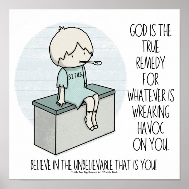 God is the Remedy Poster (Front)
