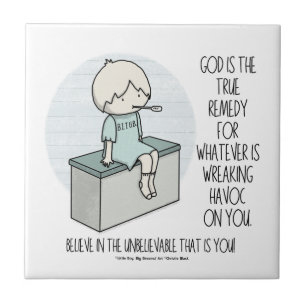God is the Remedy Tile