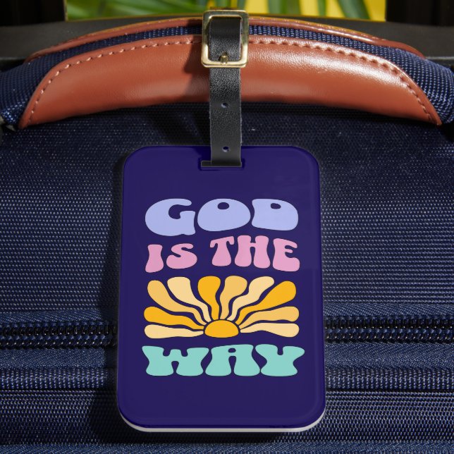 God is the Way Luggage Tag (Front Insitu 2)