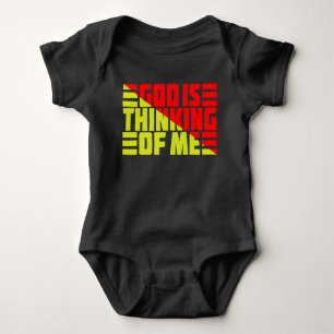GOD IS THINKING OF ME BABY BODYSUIT