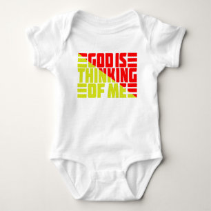GOD IS THINKING OF ME BABY BODYSUIT