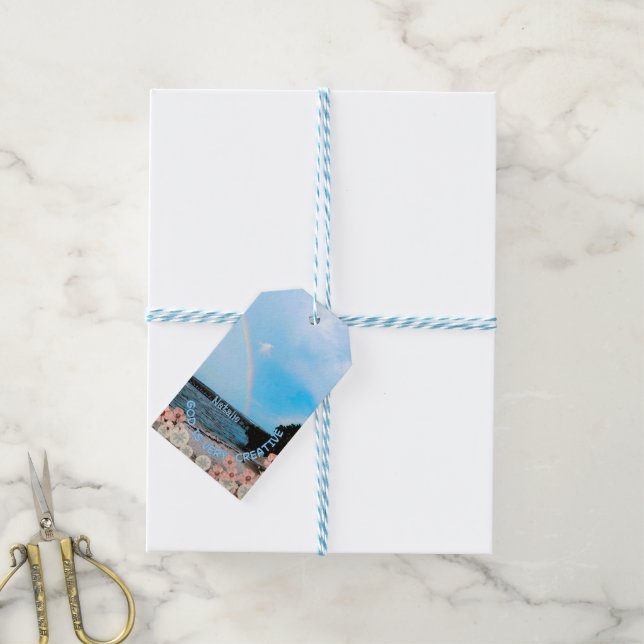 God is very creative  gift tags (With Twine)