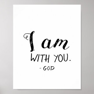 God is With You I Am Christian Wall Art