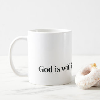 God Is Within Her Mug Christian Bible Verse Coffee