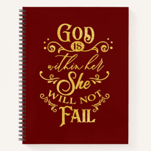 God Is Within Her  Notebook