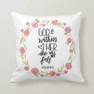 God is within her pillow