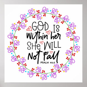 GOD Is Within Her Poster