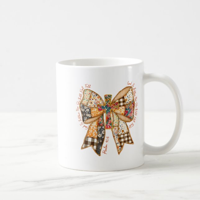 God Is Within Her She Will Not Fall, Jesus, Christ Coffee Mug (Right)
