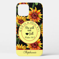God Is Within Her She Will Not Fall Sunflower