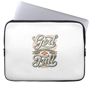 God Is Within Her She Will Not Fall Vintage Shirt_ Laptop Sleeve