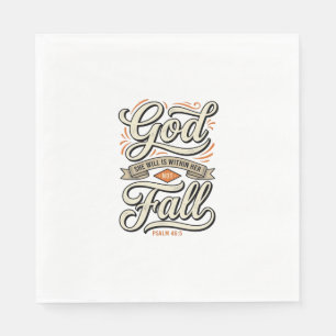 God Is Within Her She Will Not Fall Vintage Shirt_ Napkin