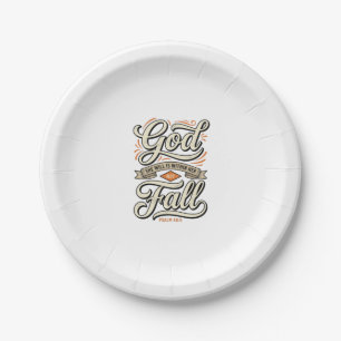 God Is Within Her She Will Not Fall Vintage Shirt_ Paper Plate