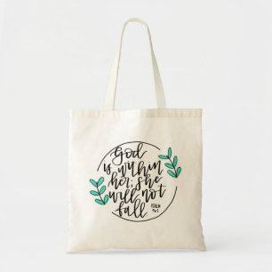 God is Within Her - Tote Bag - Calligraphy Design