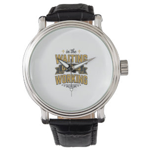 God Is Working Vintage Faith Typography Shirt_1 Watch