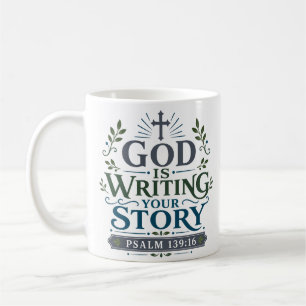 God Is Writing Your Story Christian Faith Quote Coffee Mug