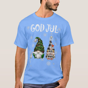 God Jul Elves Scandinavian Swedish Merry Christmas T-Shirt