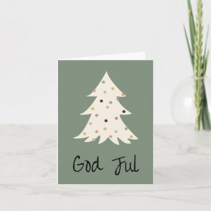 God Jul, Norwegian Christmas  Card