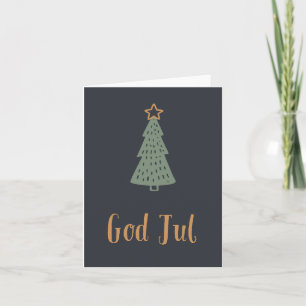 God Jul, Norwegian Christmas  Card