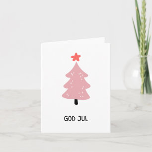God Jul, Norwegian Christmas  Card