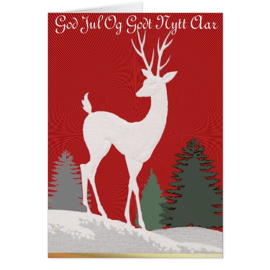 God Jul Og Godt Nytt Aar Card