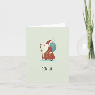God Jul, Scandinavian Christmas  Card