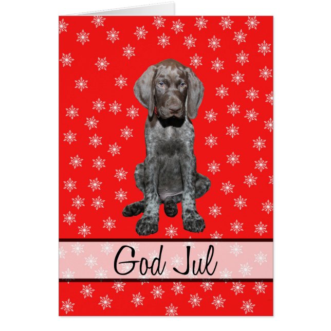 God Jul Swedisch Christmas Card (Front)