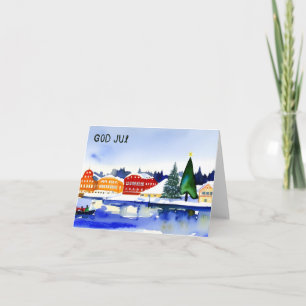 God Jul, Swedish Christmas Card