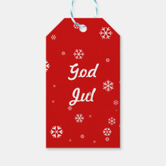 God Jul ~ Swedish Merry Christmas Gift Tags