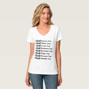 God Knows You, Loves You, Restores & Rescue You T-Shirt