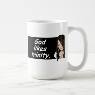 God likes trinity. Russian proverbs-coffee mug. Coffee Mug