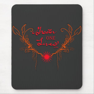 God Lives In Me Mouse Mat