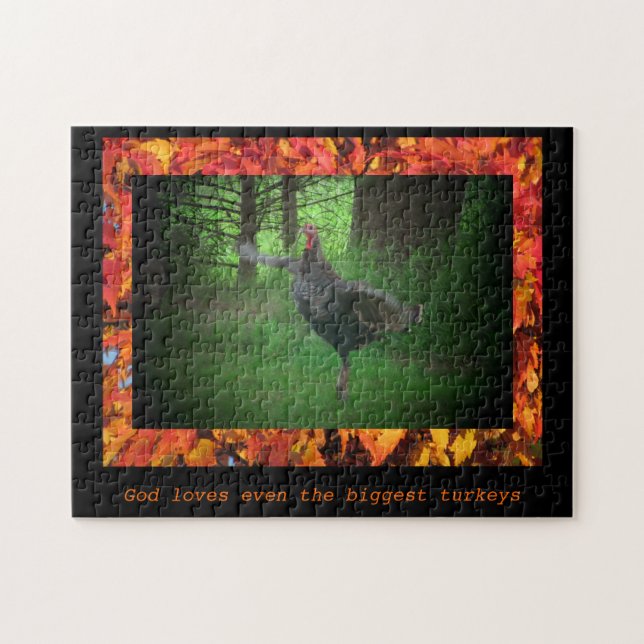 God loves even the biggest turkeys jigsaw puzzle (Horizontal)