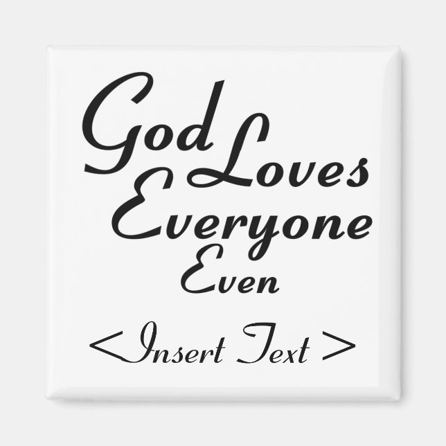 God Loves Magnet (Front)