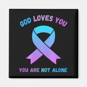 God Loves Not Alone Jesus Survive Suicidal Magnet