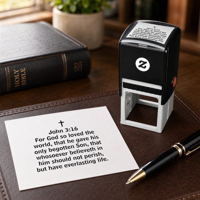 God loves the world John 3:16  Self-inking Stamp (Creator Uploaded)