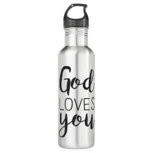 God loves you 710 ml water bottle