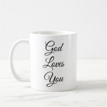 God Loves You Mug