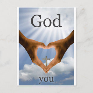 God Loves You Postcard